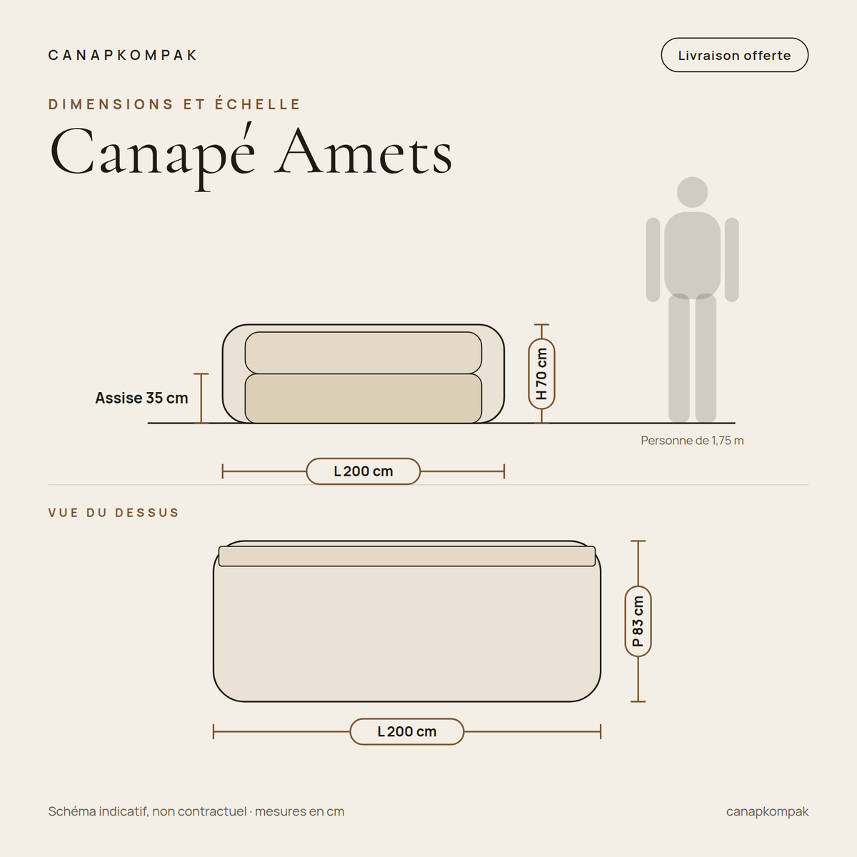 Canapé Amets