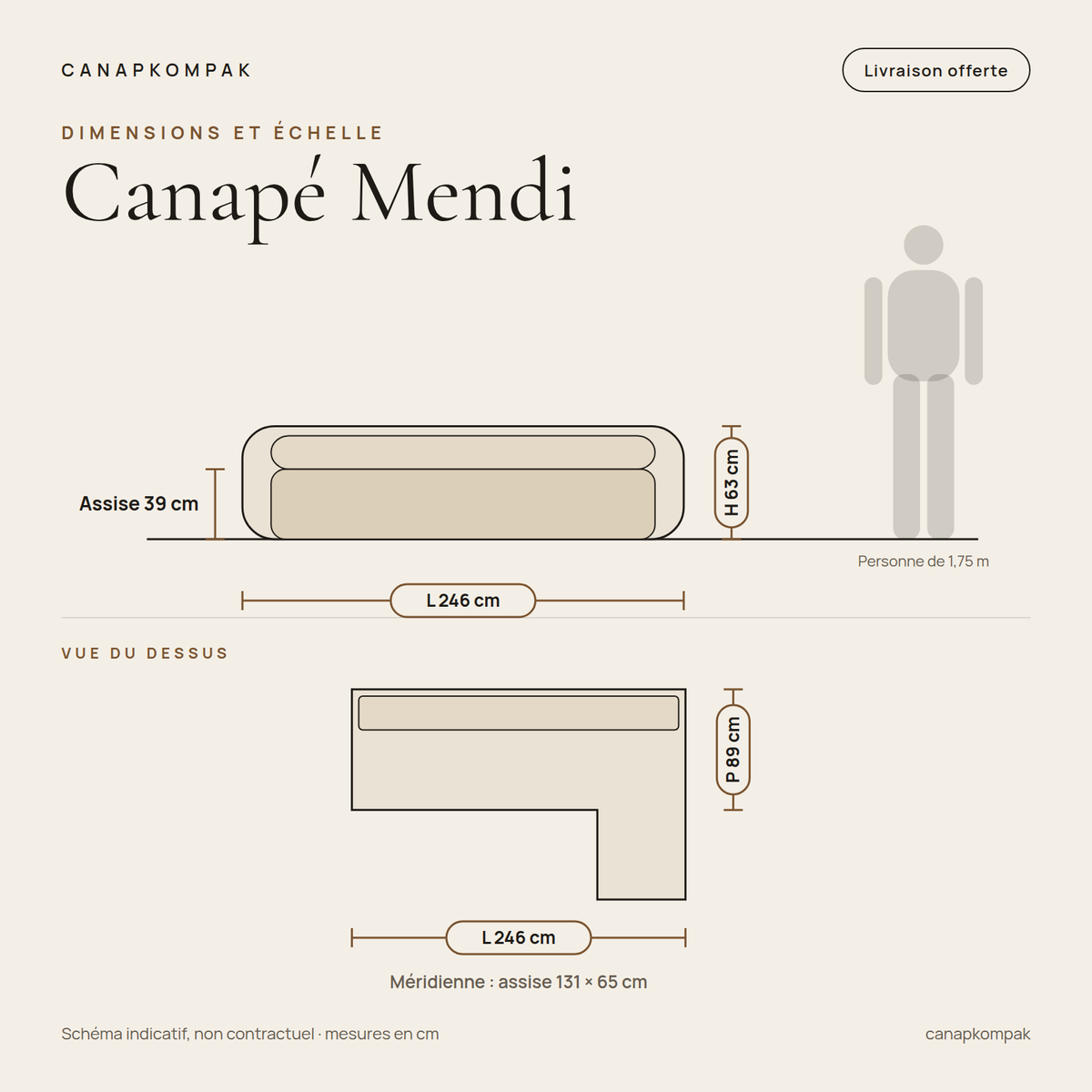 Canapé Mendi